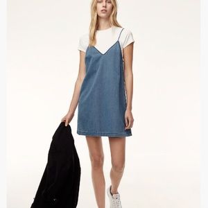 Aritzia Wilfred Free, Vivienne Dress (Indigo)